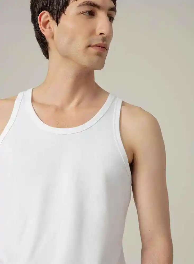 Camisilla Hombre Punto Blanco 744594