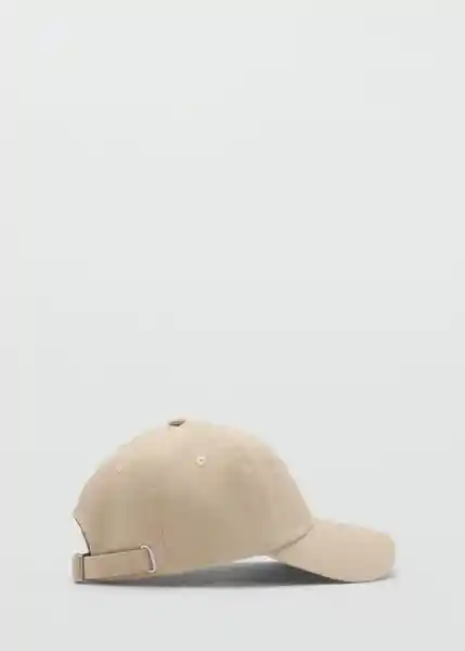 Gorra Basic Beige Hombre Mango