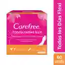 Protectores Carefree Todos Los Días Flexi 60 Unidades