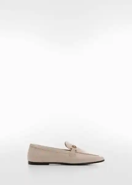 Zapatos Toledo Beige Talla 38 Mujer Mango