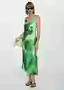 Vestido Aqua Verde Talla 24 Mujer Mango