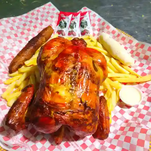 1 Pollo asado con francesa