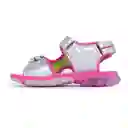 Los Gomosos Sandalias Neko Niña Fucsia Plata Talla 25