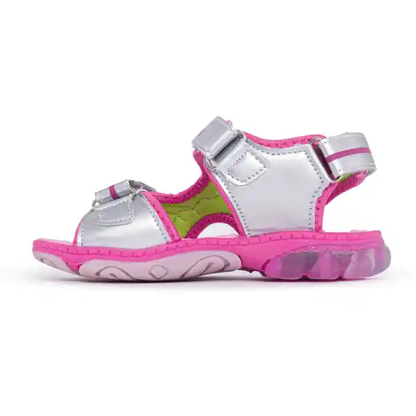 Los Gomosos Sandalias Neko Niña Fucsia Plata Talla 25