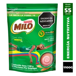 Bebida en polvo MILO x 1100g