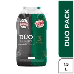 Postobón Pack Duo Bretaña Bebida Gaseosa + Canada Dry