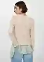 Chaqueta Cárdigan Sito Arena Talla S Mujer Mango