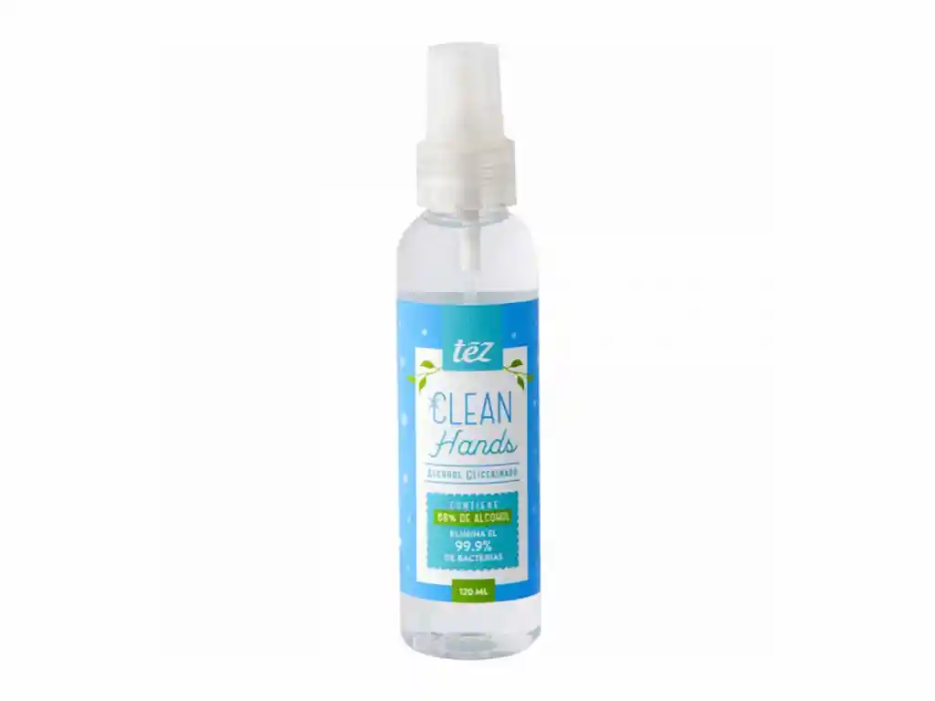 Clean Tez Alcohol Glicerinado Hands