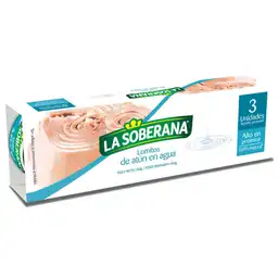 La Soberana Lomitos de Atún en Agua Pack