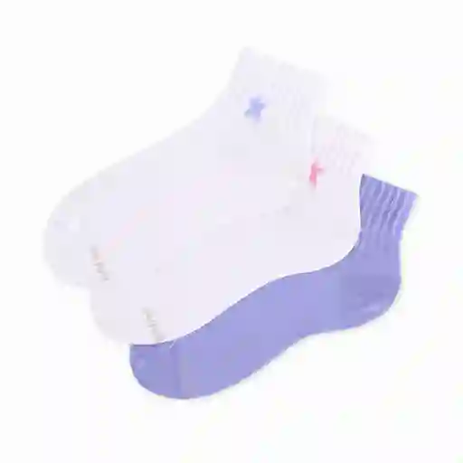 Medias Deportivas Tobilleras Corta Para Niños Wilder Kd X3 Galax Talla 4-6