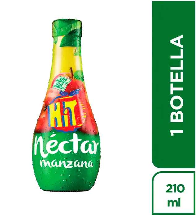 Néctar Hit Manzana Botella x 210 mL