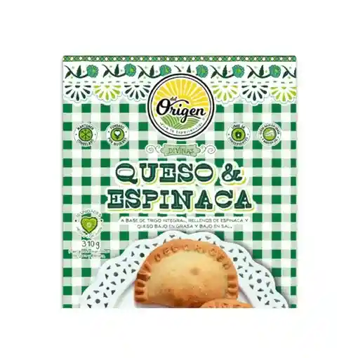 Divinas de Queso y Espinaca - Del Origen