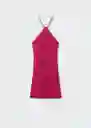 Vestido Lemon Fucsia Talla XL Mujer Mango