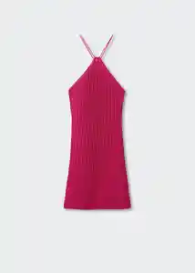 Vestido Lemon Fucsia Talla XL Mujer Mango