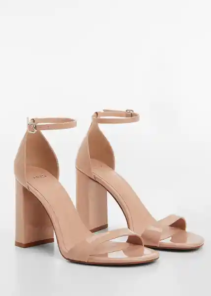 Sandalias Batia Nude Talla 41 Mujer Mango