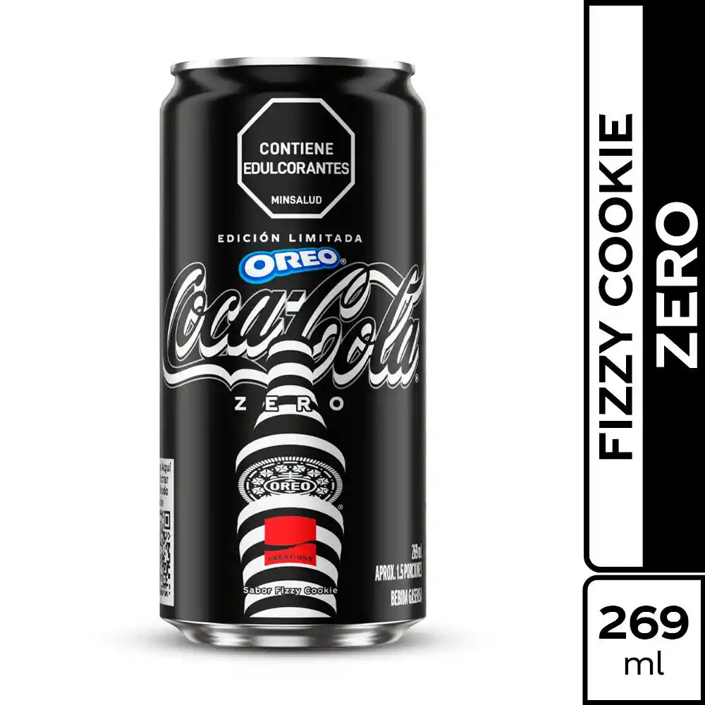 Gaseosa Coca-Cola Zero Sabor Oreo 269 Ml