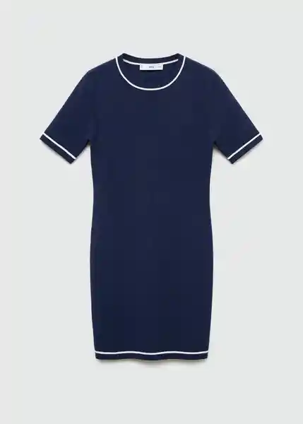 Vestido Pipe Navy Talla 24 Mujer Mango