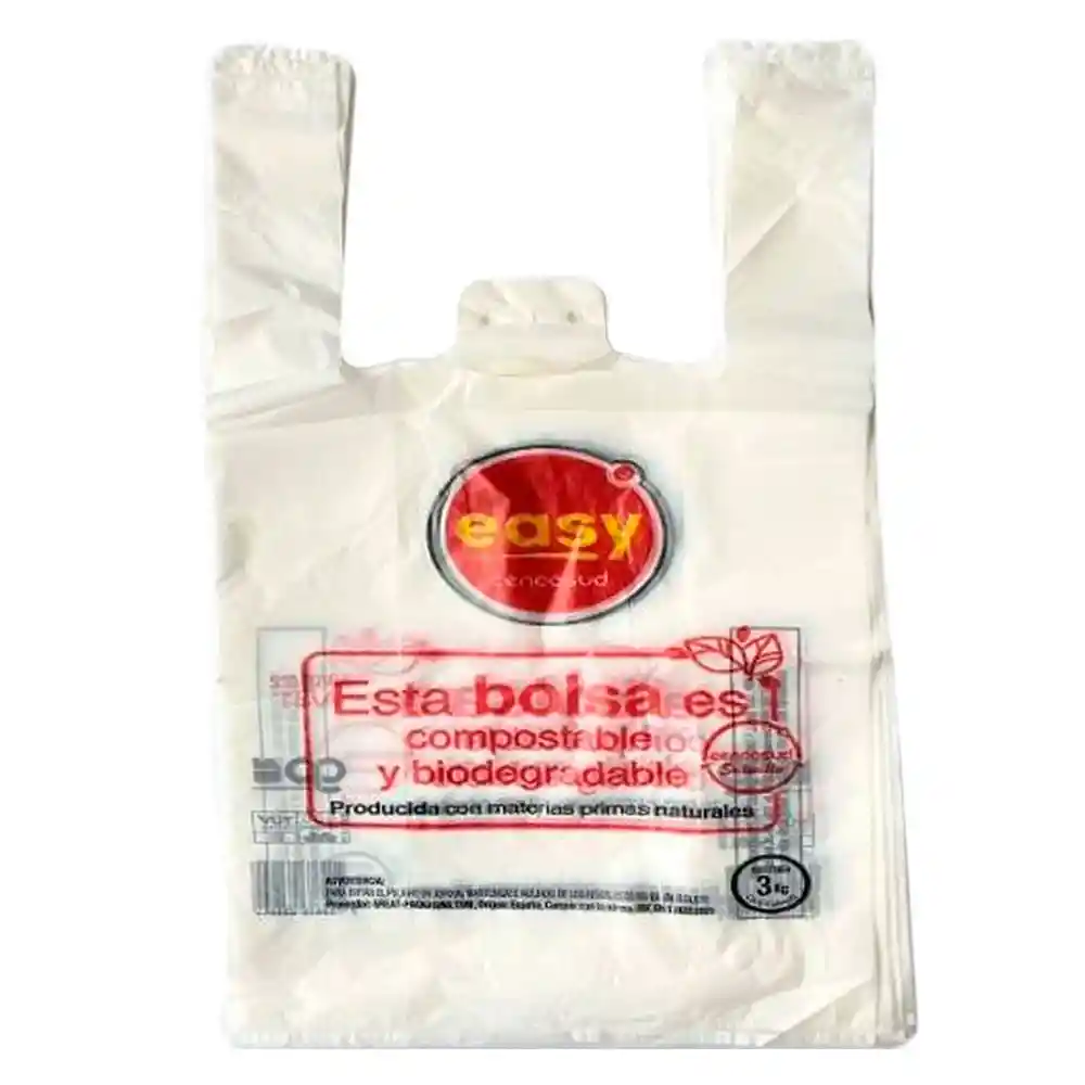 Bolsa Plastica Easy Small Compostable