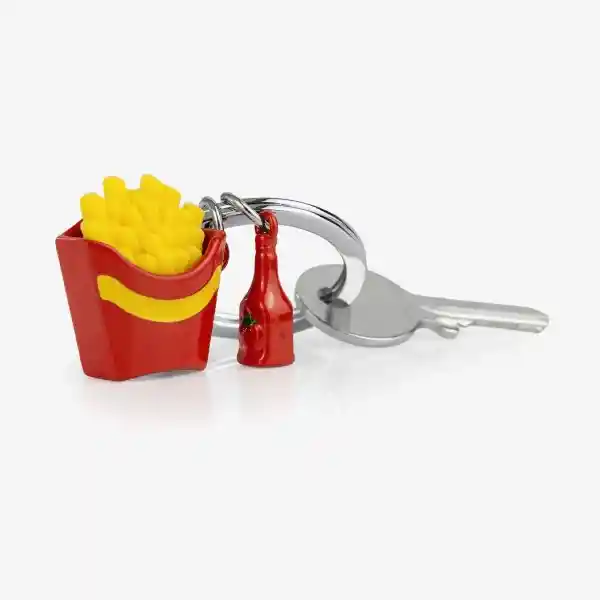 Metalmorphose Llavero Con Diseño Papas Fritas