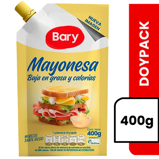 Bary Salsa Mayonesa Baja en Grasas 