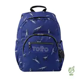 Morral Juvenil Porta Pc 13" Gommas Azul
