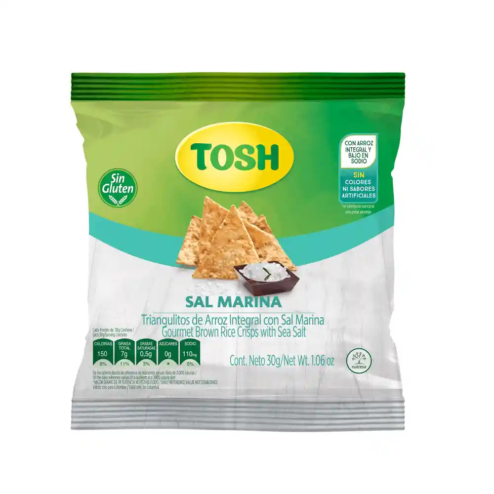 Tosh Snack Pasabocas Sal Marina