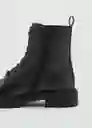 Botines Basma Negro Talla 38 Niñas Mango