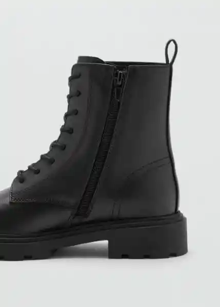 Botines Basma Negro Talla 38 Niñas Mango