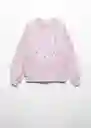 Buzo Sudadera Cece Malva Talla 12 Niñas Mango