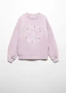 Buzo Sudadera Cece Malva Talla 12 Niñas Mango