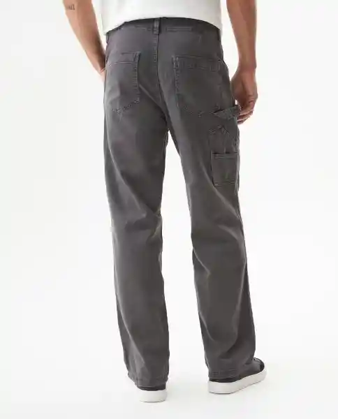 Pantalón Racing Carpenter Masculino Gris Iman Talla 34 Chevignon