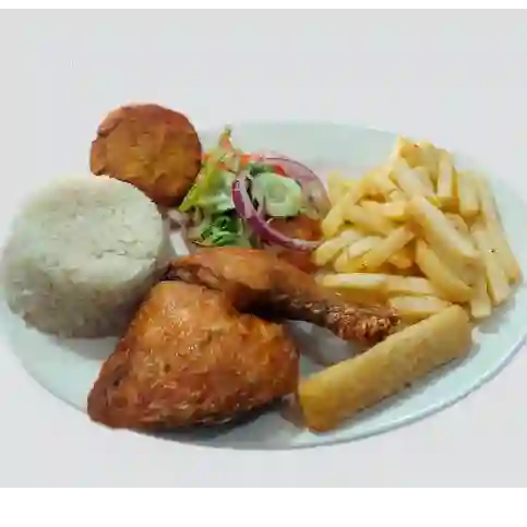 Bandeja con Pollo