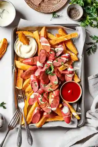 Salchipapa Ranchera Papa