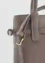 Bolso P Harvey Gris Talla 99 Mujer Mango