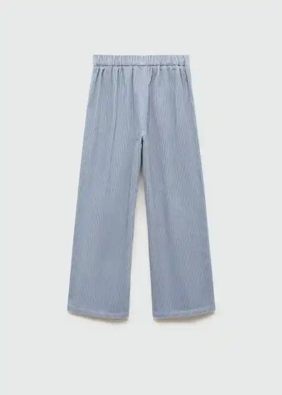 Pantalón Lucia Azul Talla 08 Niñas Mango