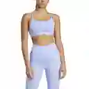 Adidas Crop Aerct ls Bra Mujer Azul Lab