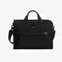 Inkanta Maletín Briefcase Alpha Slim Deluxe Negro