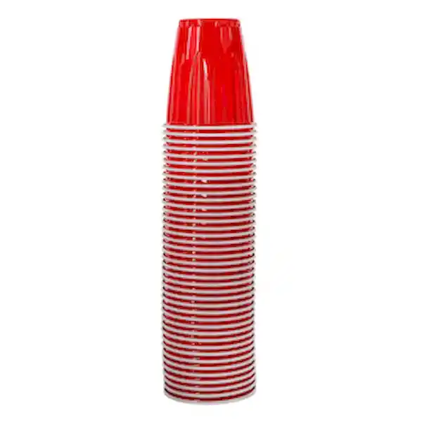 Chinet Kirkland Signature Vasos Rojos Grandes