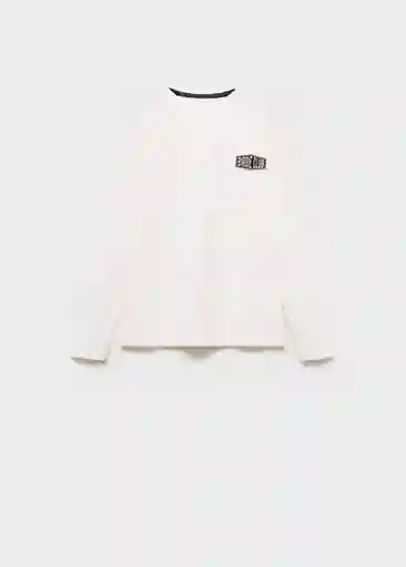 Camiseta Birdie Offwhite Talla 08 Niños Mango
