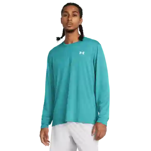 Under Armour Camiseta Streaker Long Sleeve Hombre Azul Talla SM