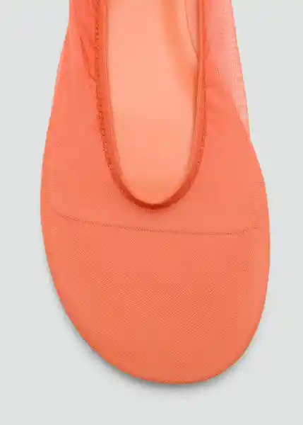 Zapatos Parosn Naranja Talla 41 Mujer Mango