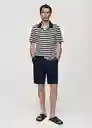 Polo Limospo Navy Talla M Hombre Mango