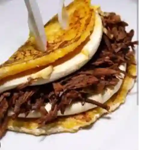 Cachapa Queso Completo y Carne Parrilla