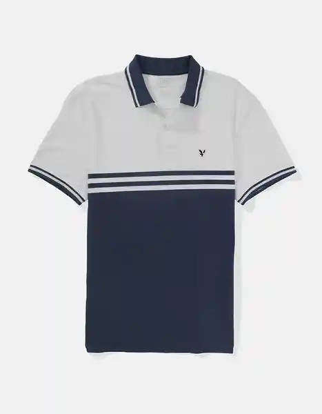 Polo Hombre Azul Talla Medium American Eagle 11653638