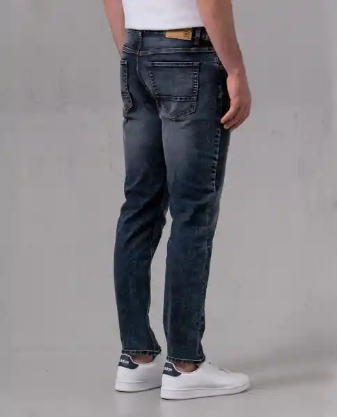 Jean Súper Slim Hombre Azul Alférez Oscuro Talla 28 65722 Rifle