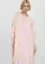 Vestido Nube-A Rosa Talla L Mujer Mango