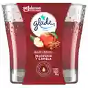 Glade Ambientador Vela Manzana y Canela 96 g