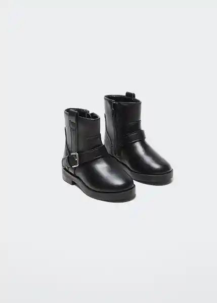 Botin Nuriab Negro Talla 22 Niñas Mango