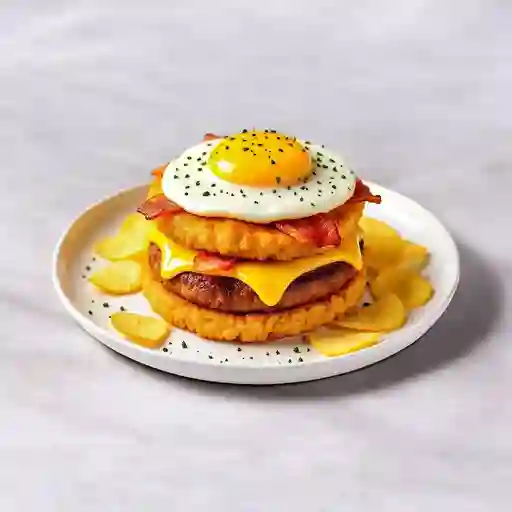 Hamburguesa Crispy Ahumada