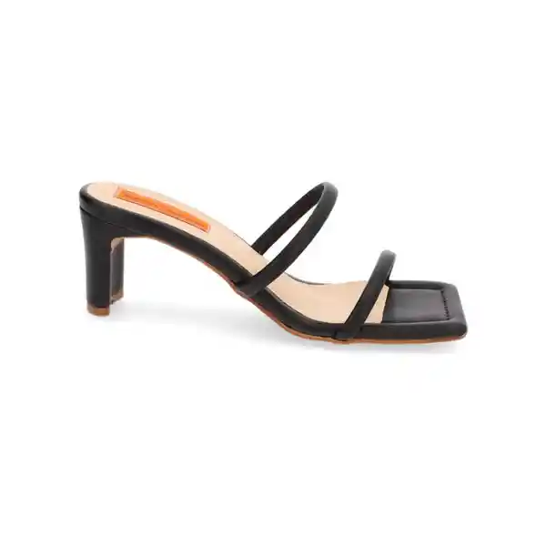 Sandalias Tacón Lily Negro Talla 38